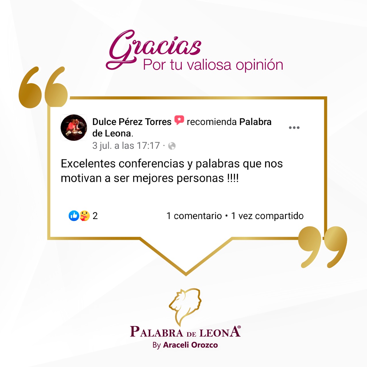 Opinión PDL 16