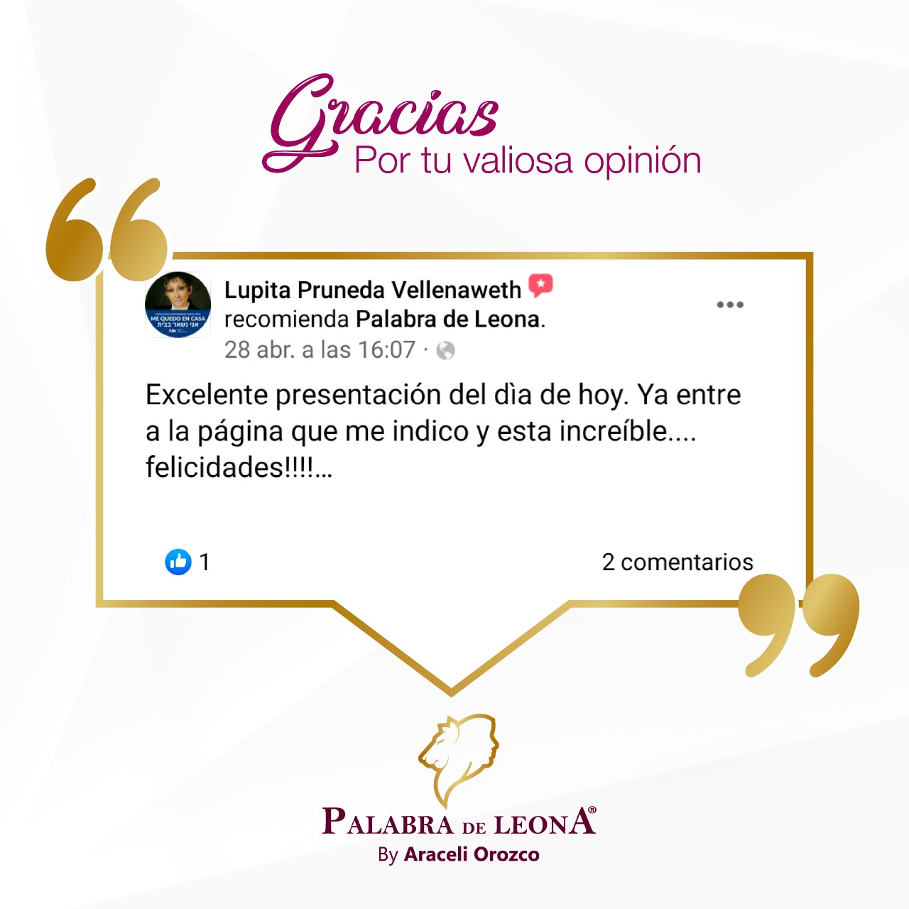 Opinión PDL 29